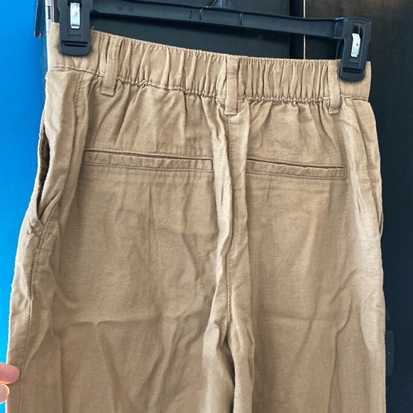 H&M linen button up trousers with pockets - Picture 4 of 4